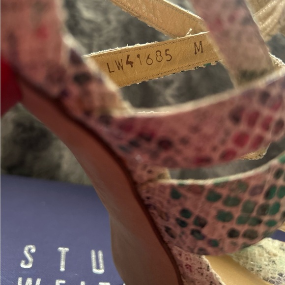 Stuart weitzman “Expressley” Rainbow Python Heels Sz 6 in store tried on cond* - Picture 8 of 10